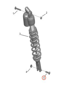 Storm Bee Rear KKE Shock Axle Bolt (BOTTOM)