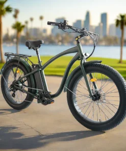COSTAL CRUISERS FAT TIRE STEP OVER 26X4 - 52V BEACH CRUISER ELECTRIC BIKE