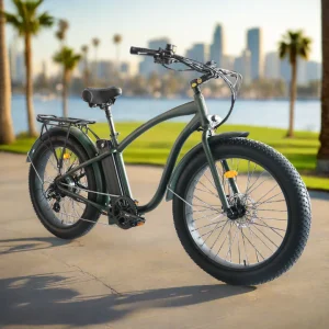 COSTAL CRUISERS FAT TIRE STEP OVER 26X4 - 52V BEACH CRUISER ELECTRIC BIKE