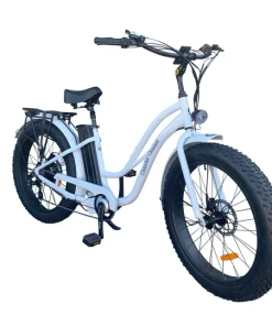 COASTAL CRUISER - 750W FAT TIRE CRUISER STEP THRU 26X4 ELECTRIC BIKE